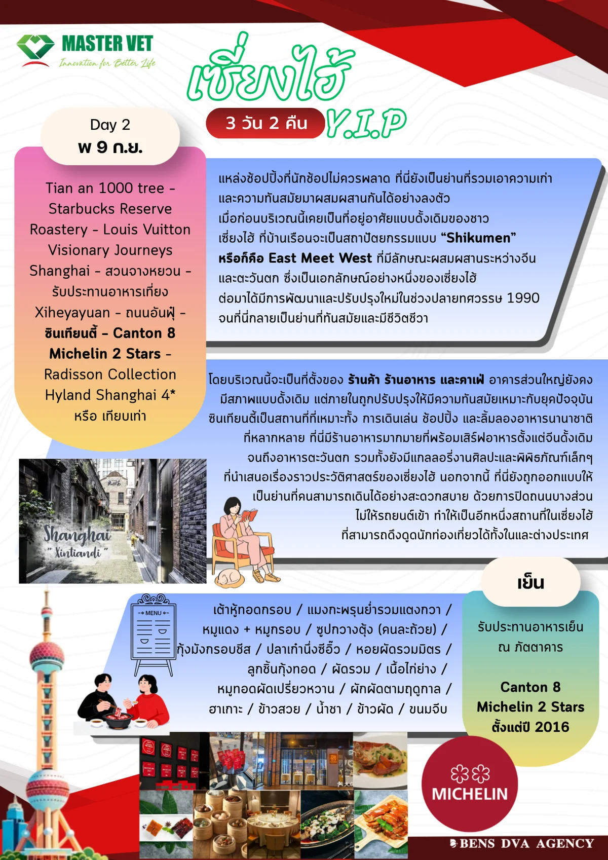 ทัวร์ส่วนตัวเซี่ยงไฮ้ Y.I.P 3 วัน 2 คืน เที่ยวดี กินดี มิชลิน — หน้า 11