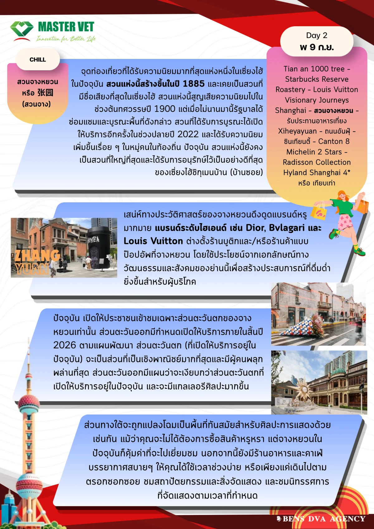 ทัวร์ส่วนตัวเซี่ยงไฮ้ Y.I.P 3 วัน 2 คืน เที่ยวดี กินดี มิชลิน — หน้า 9